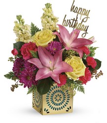 Blooming Birthday  from Mona's Floral Creations, local florist in Tampa, FL
